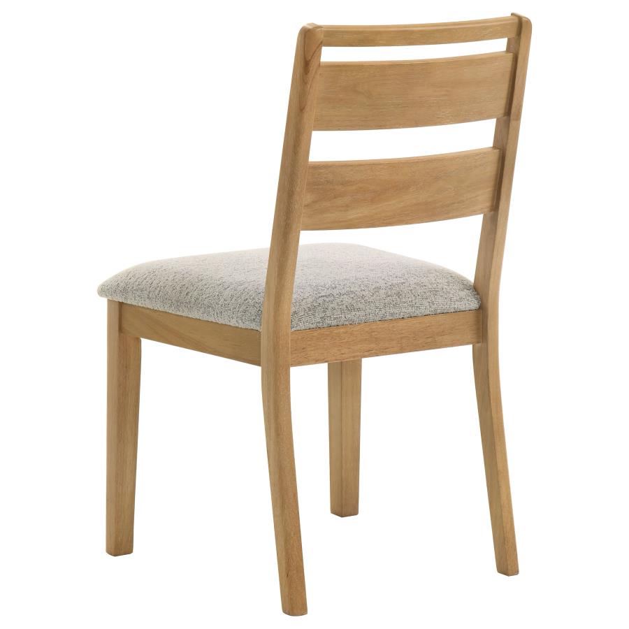 Duncan Ladder Back Dining Side Chair Washed Oak (Set of 2) view 7