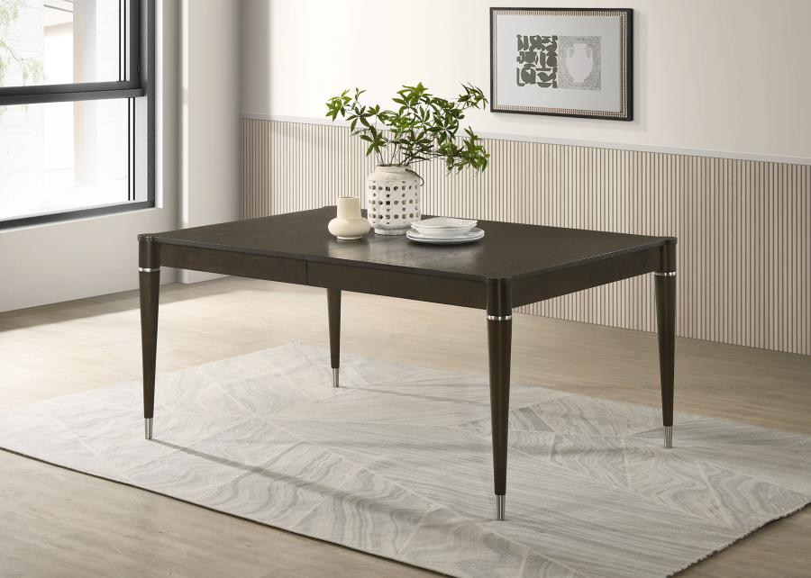 Reseda 81-inch Extension Leaf Dining Table Ash Brown view 3