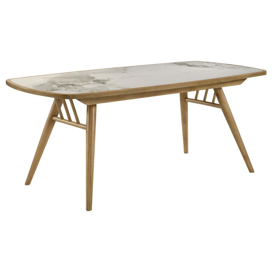 Croyden 7-piece Rectangular Dining Set Weathered Natural view 3
