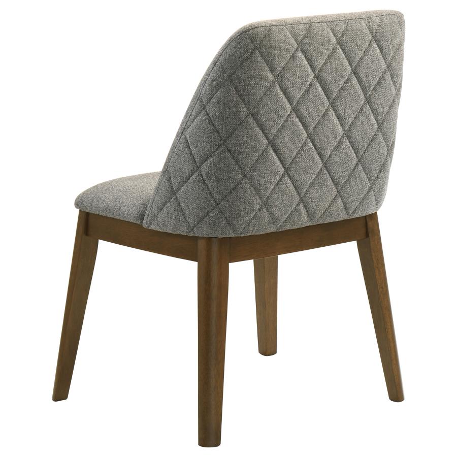 Franklin Upholstered Dining Side Chair Grey (Set of 2) view 7