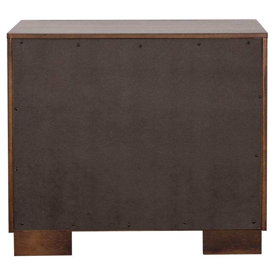 Jessica 5-piece Eastern King LED Bedroom Set Cappuccino view 6