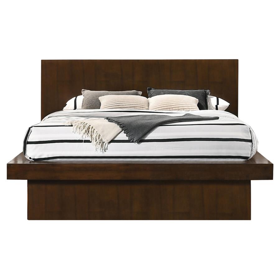 Jessica 4-piece Queen LED Bedroom Set Cappuccino view 3