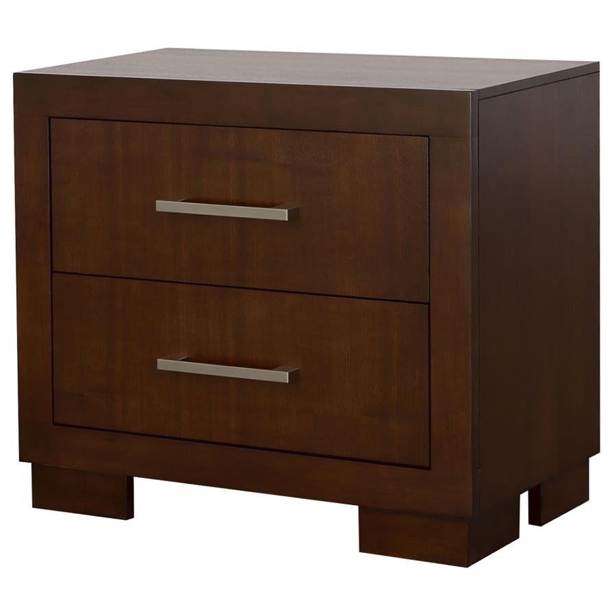 Jessica 2-drawer Nightstand Cappuccino view 4