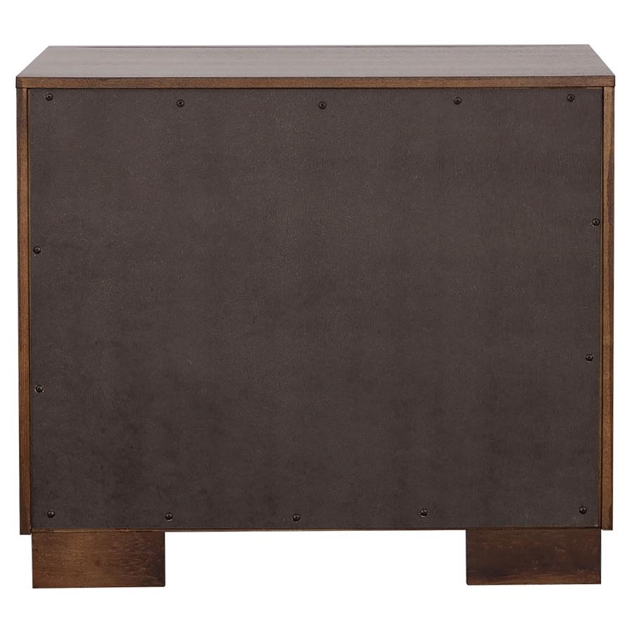 Jessica 2-drawer Nightstand Cappuccino view 5
