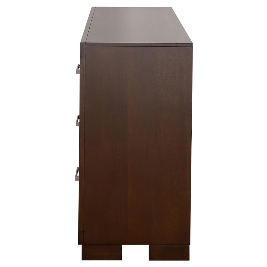 Jessica 6-drawer Dresser Cappuccino view 5