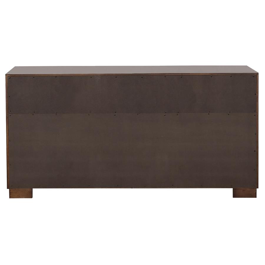 Jessica 6-drawer Dresser Cappuccino view 6