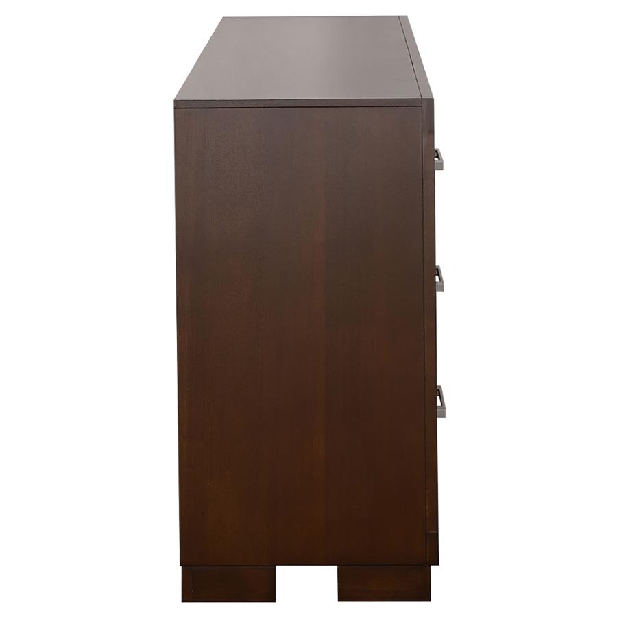 Jessica 6-drawer Dresser Cappuccino view 7
