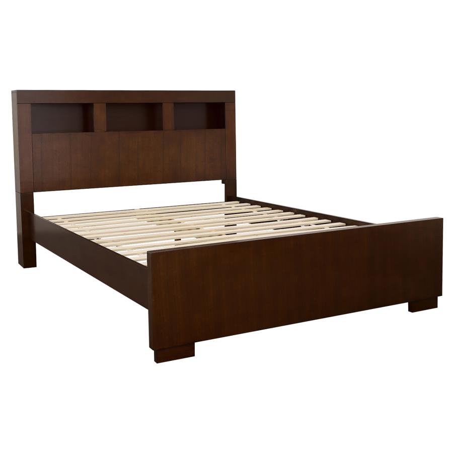 Jessica 4-piece Eastern King Bedroom Set Cappuccino view 3