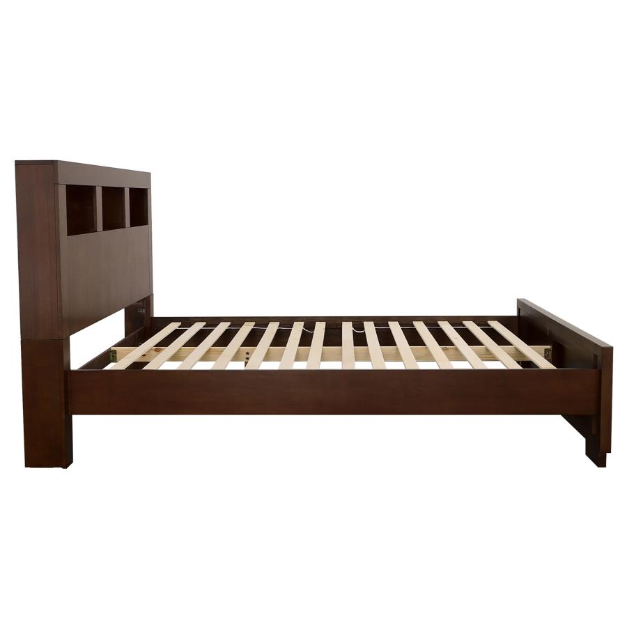 Jessica 5-piece Eastern King Bedroom Set Cappuccino view 4