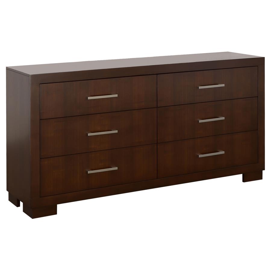 Jessica 5-piece Eastern King Bedroom Set Cappuccino view 7