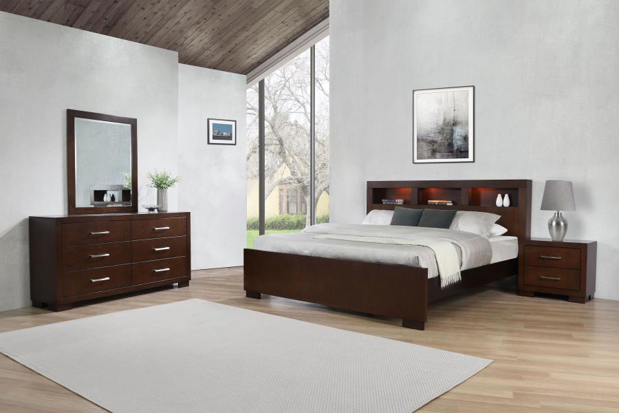 Jessica 4-piece Queen Bedroom Set Cappuccino