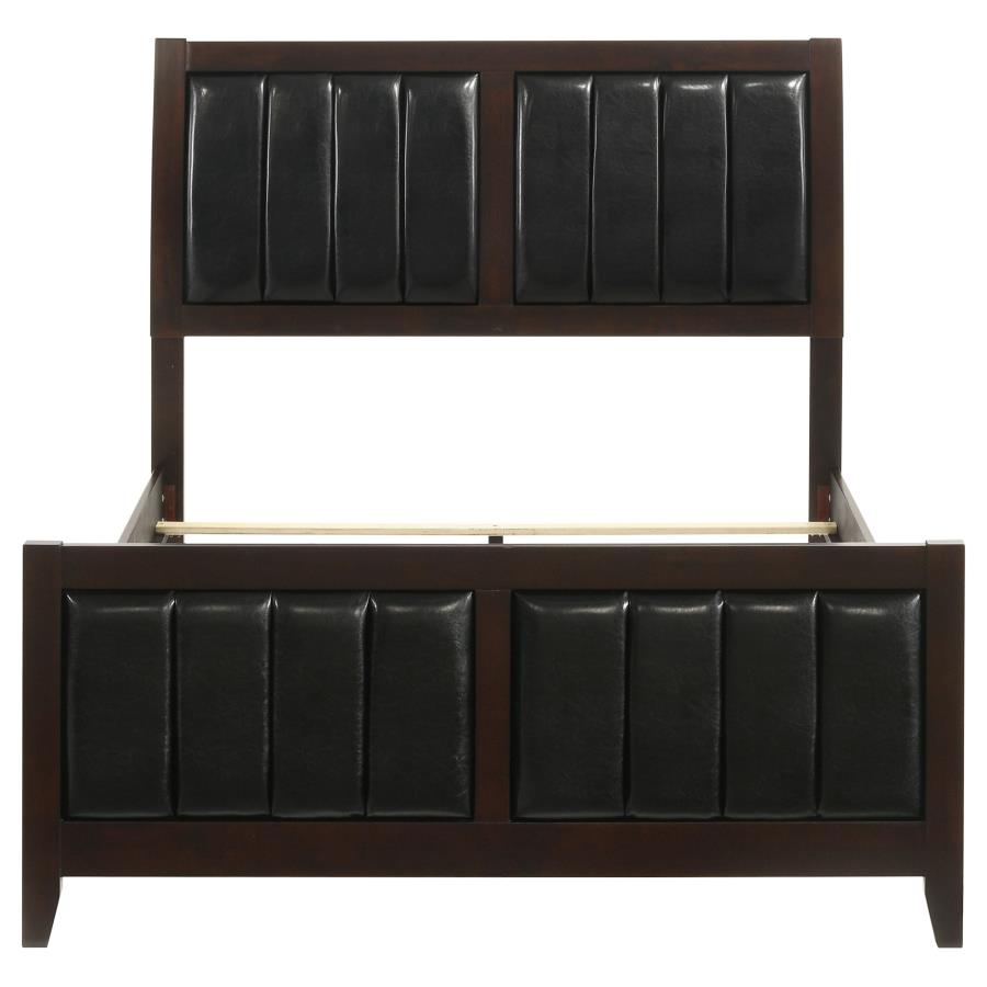 Carlton Wood Full Panel Bed Cappuccino view 4