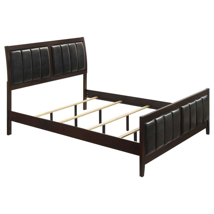 Carlton 5-piece Eastern King Bedroom Set Cappuccino view 3