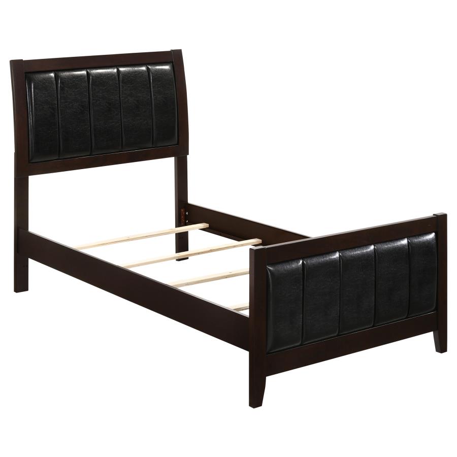 Carlton 5-piece Twin Bedroom Set Cappuccino view 3
