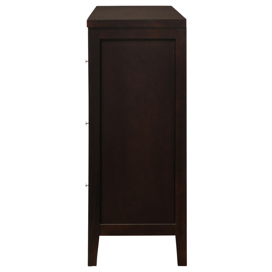 Carlton 6-drawer Dresser Cappuccino view 5