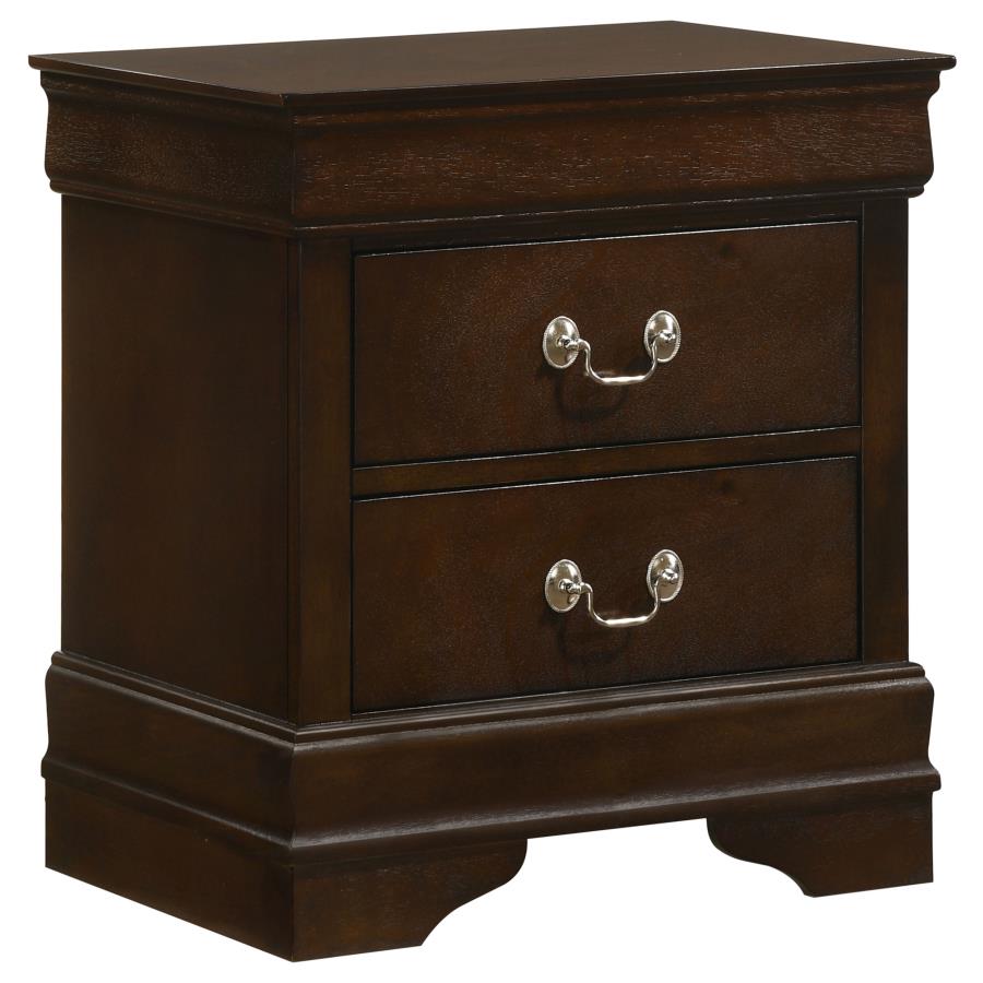 Louis Philippe 5-piece Full Bedroom Set Cappuccino view 5