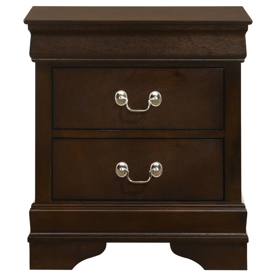 Louis Philippe 5-piece Full Bedroom Set Cappuccino view 6