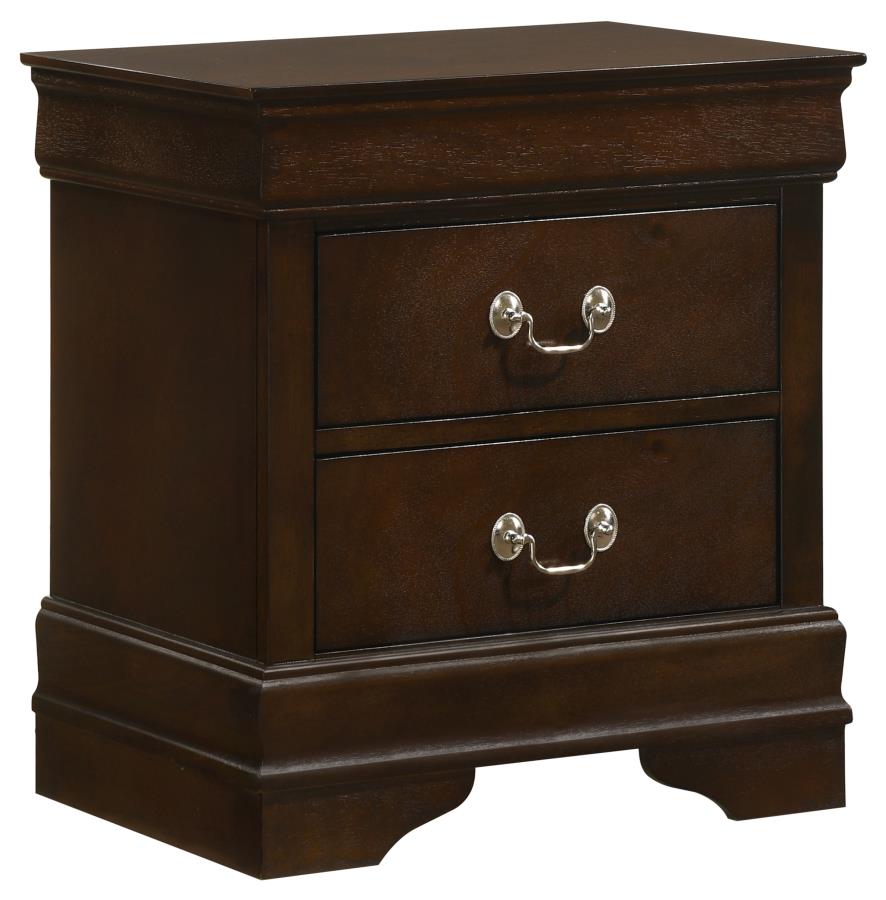 Louis Philippe 4-piece Eastern King Bedroom Set Cappuccino view 5