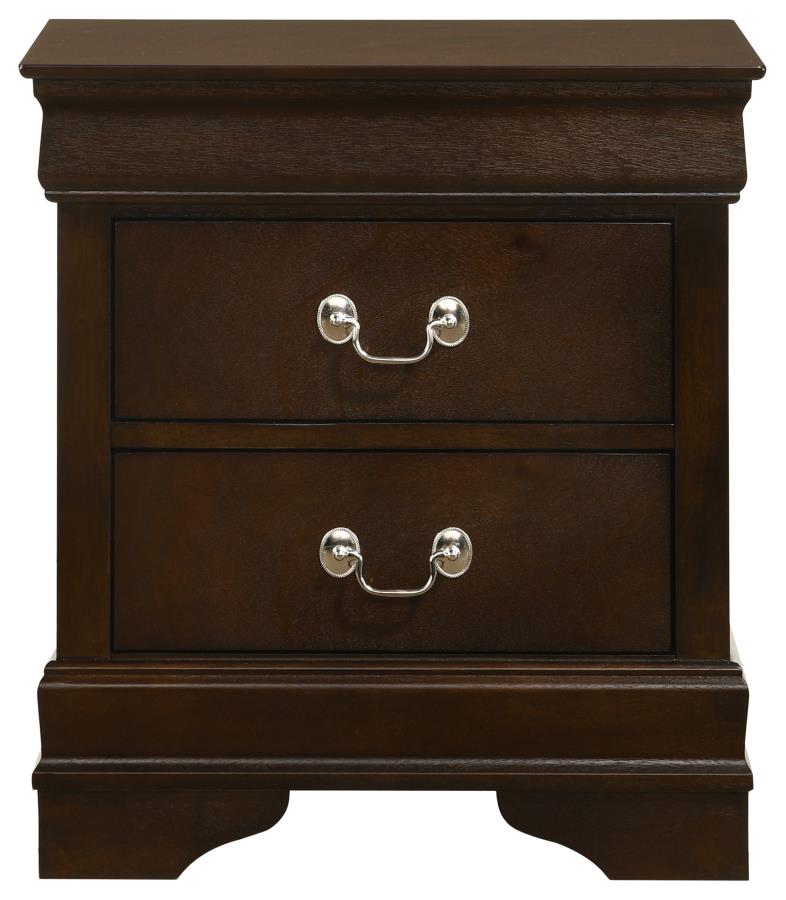 Louis Philippe 4-piece Eastern King Bedroom Set Cappuccino view 6