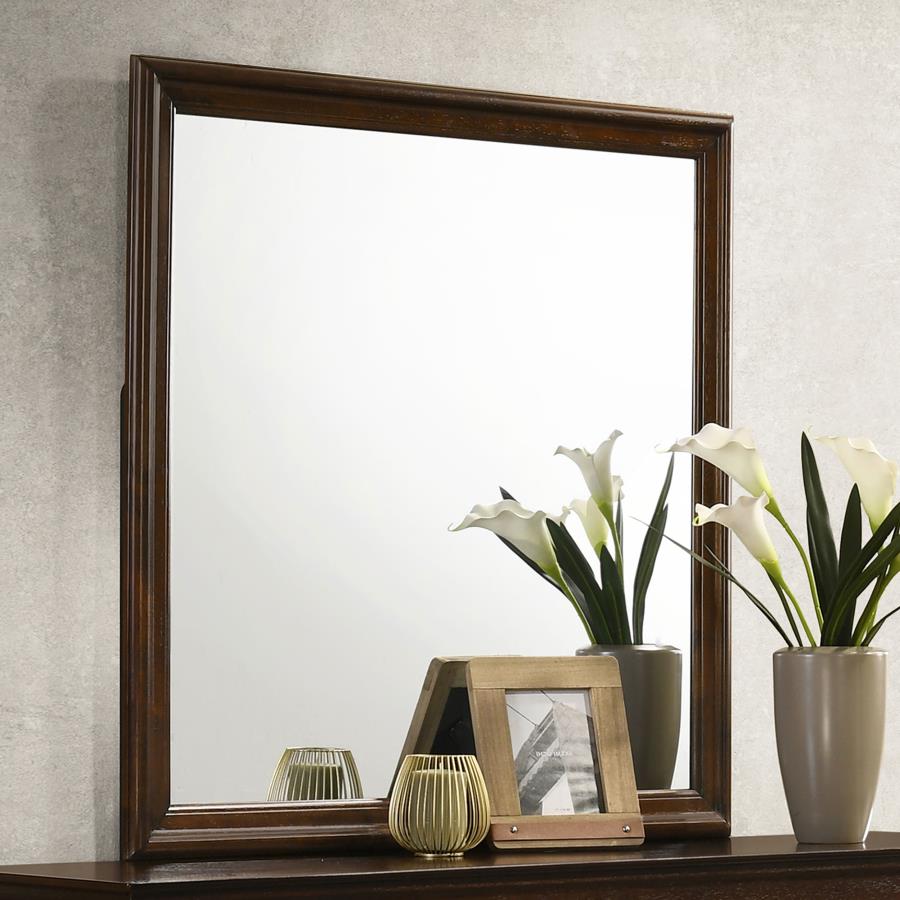 Louis Philippe Dresser Mirror Cappuccino view 2