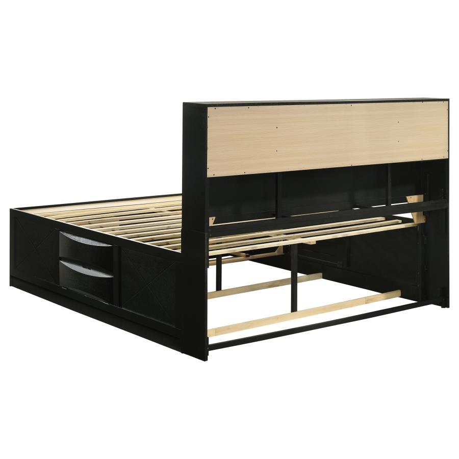 Briana 5-piece Eastern King Bedroom Set Black view 4