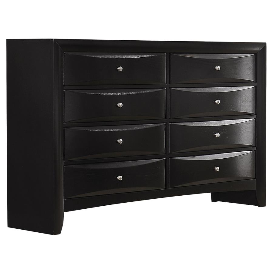 Briana 5-piece Eastern King Bedroom Set Black view 7