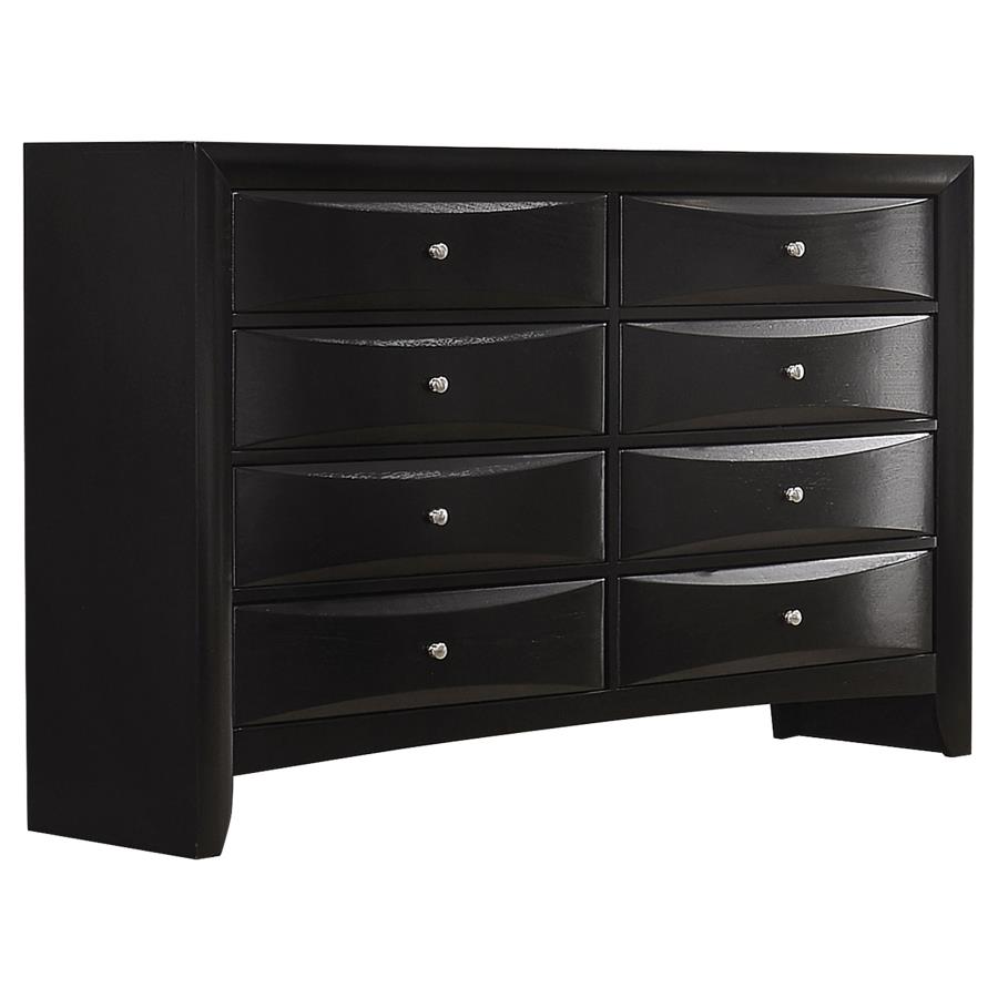 Briana 5-piece Queen Bedroom Set Black view 7