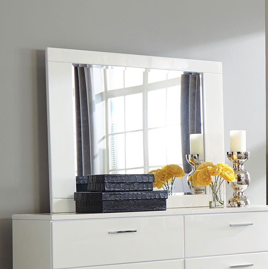 Felicity Dresser Mirror White High Gloss view 2