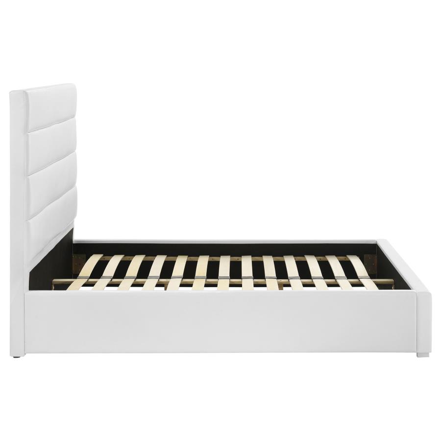 Felicity 53-inch Upholstered Full Platform Bed White view 6