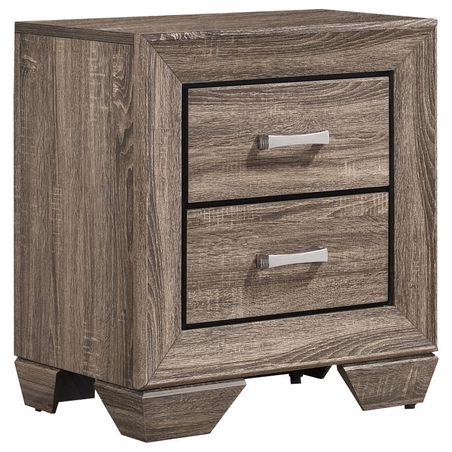 Kauffman 4-piece Eastern King Bedroom Set Washed Taupe view 4