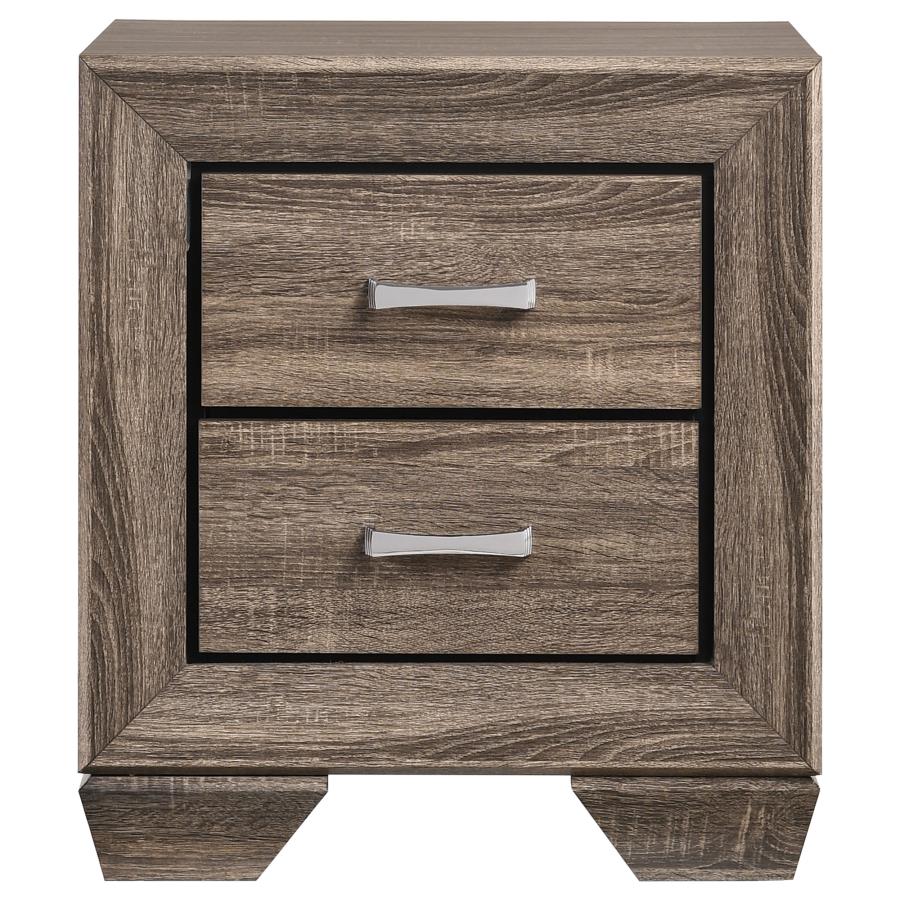 Kauffman 4-piece Eastern King Bedroom Set Washed Taupe view 5