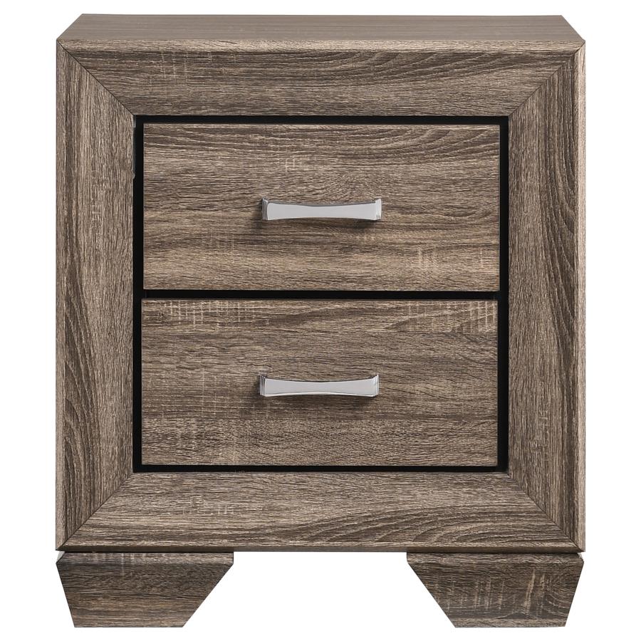 Kauffman 5-piece Eastern King Bedroom Set Washed Taupe view 5