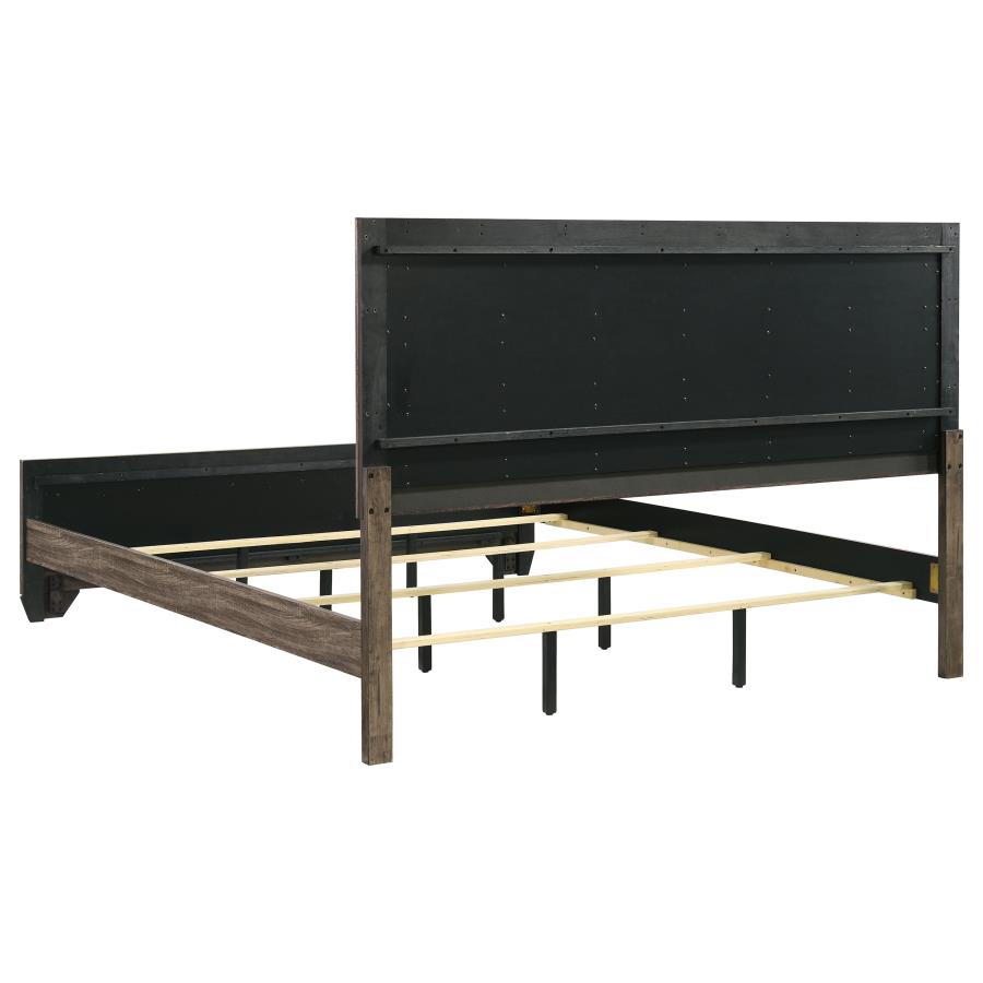 Kauffman Wood Eastern King Panel Bed Washed Taupe view 5