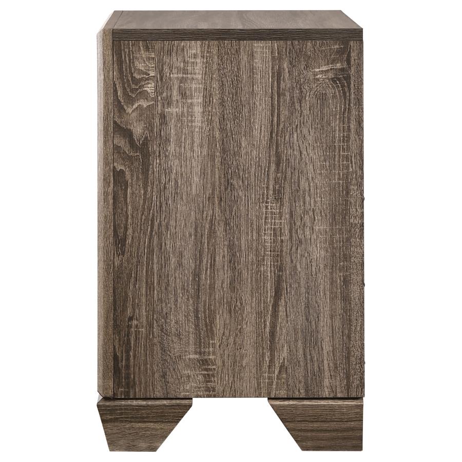 Kauffman 2-drawer Nightstand Washed Taupe view 5