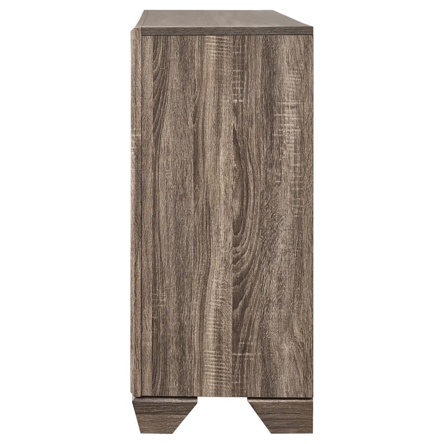 Kauffman 6-drawer Dresser Washed Taupe view 5