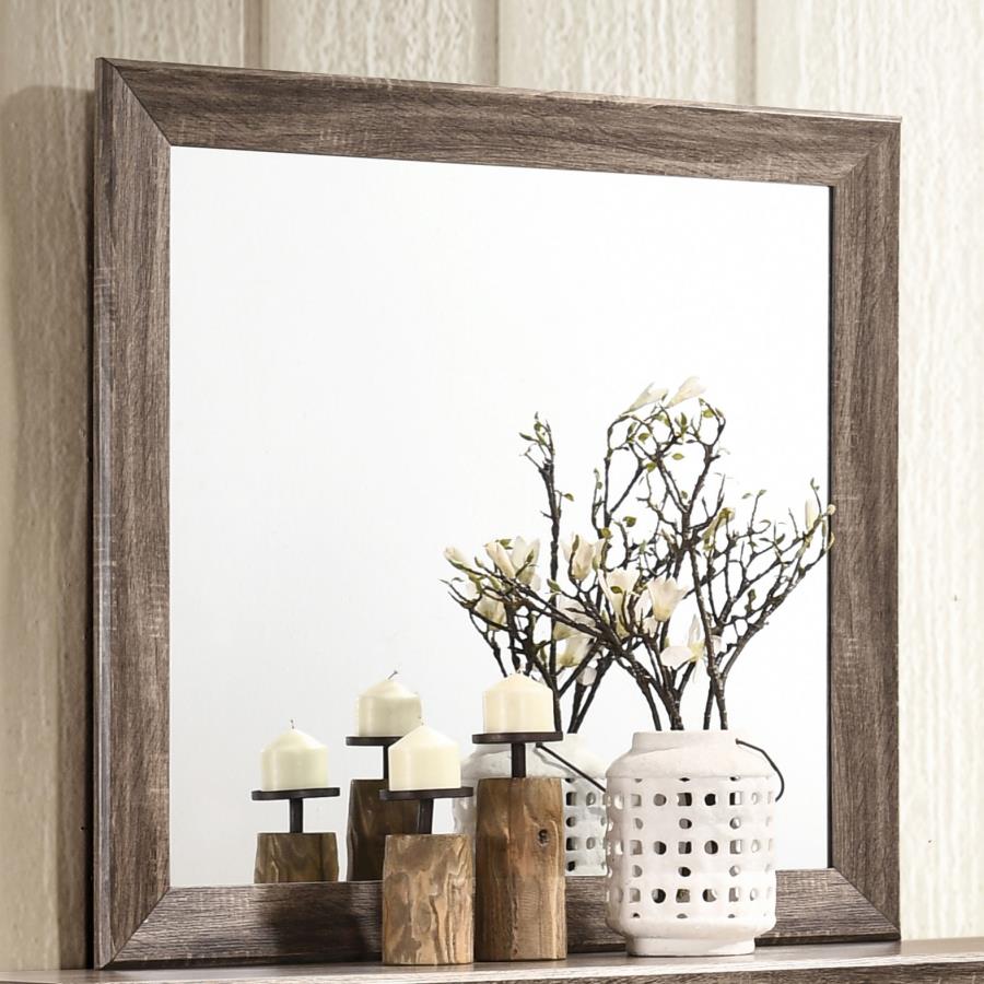 Kauffman Dresser Mirror Washed Taupe view 2