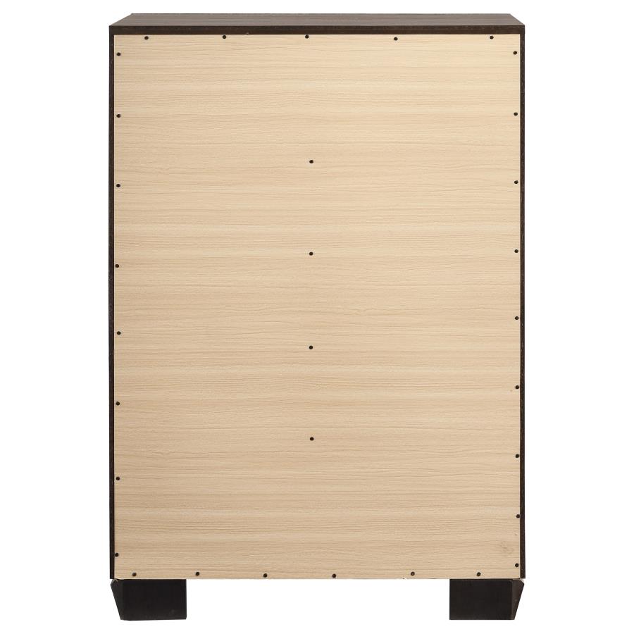 Kauffman 5-drawer Bedroom Chest Washed Taupe view 7