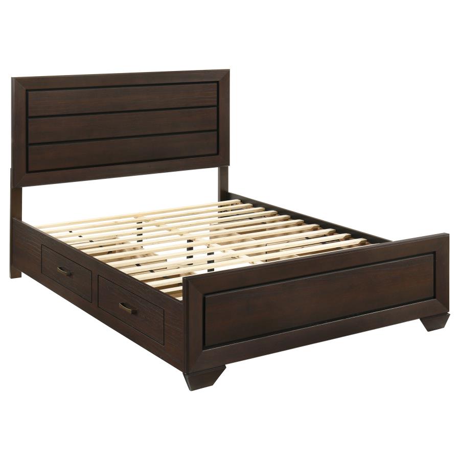 Kauffman 4-piece Queen Bedroom Set Dark Cocoa view 3