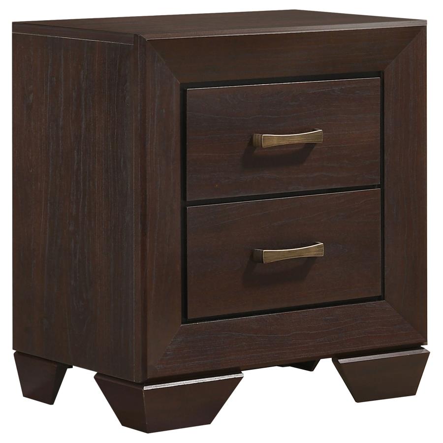 Kauffman 5-piece Queen Bedroom Set Dark Cocoa view 5