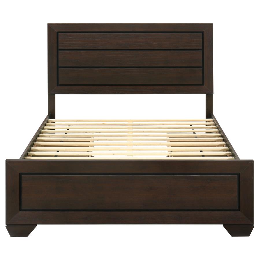 Kauffman Wood Queen Storage Panel Bed Dark Cocoa view 7