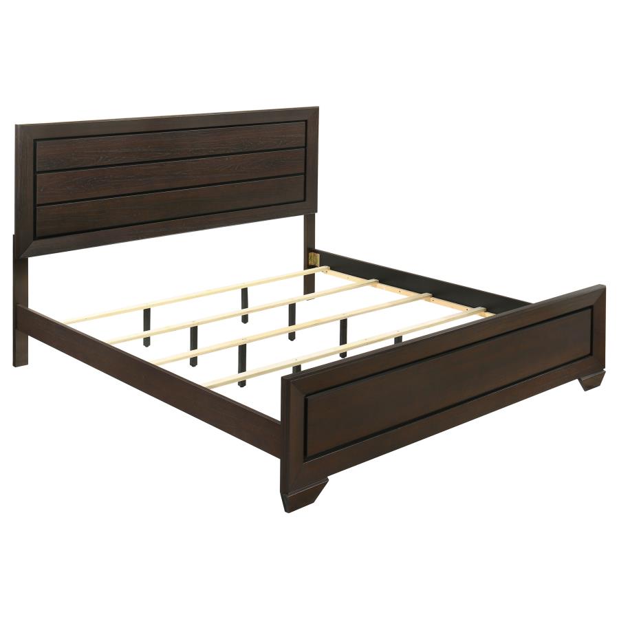 Kauffman 5-piece Eastern King Bedroom Set Dark Cocoa view 3