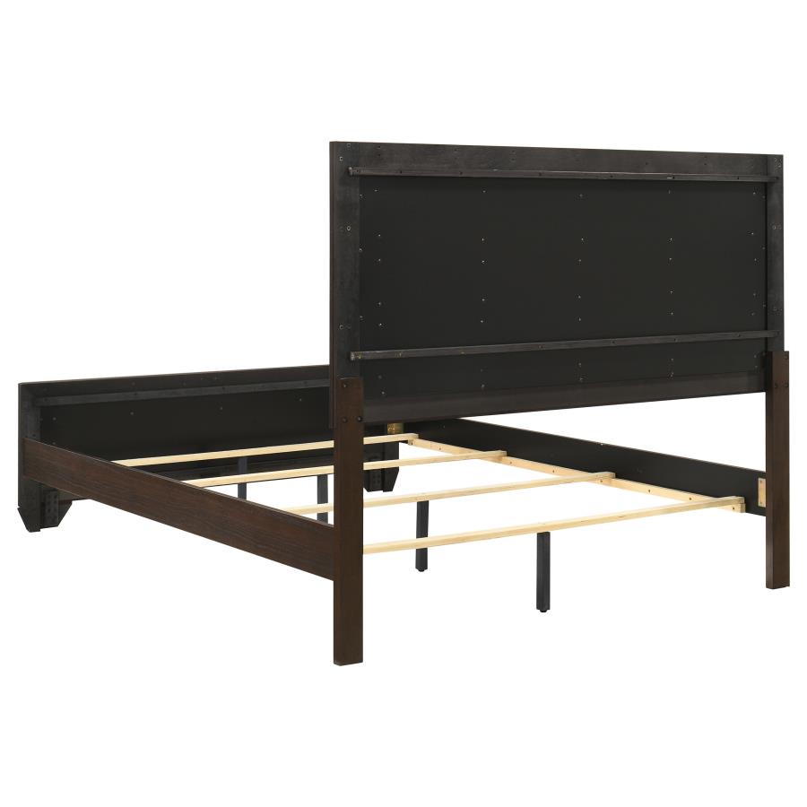 Kauffman 5-piece Queen Bedroom Set Dark Cocoa view 4