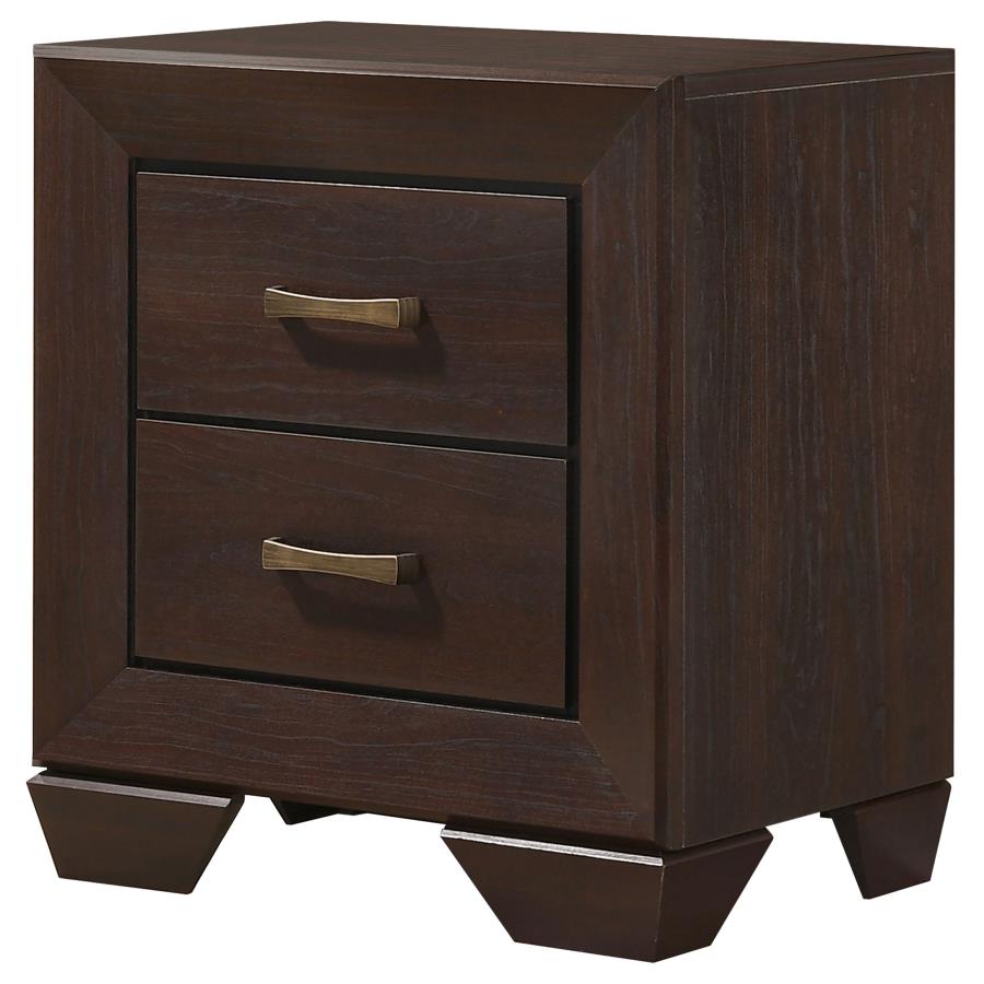 Kauffman 2-drawer Nightstand Dark Cocoa view 4