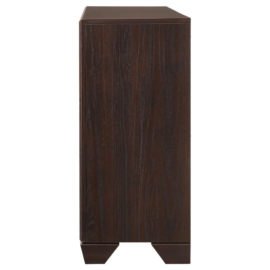 Kauffman 6-drawer Dresser Dark Cocoa view 5