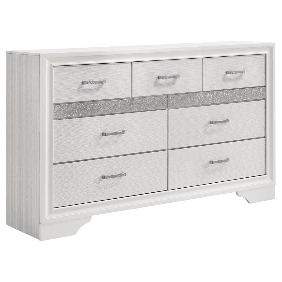 Miranda 4-piece Full Bedroom Set White view 7