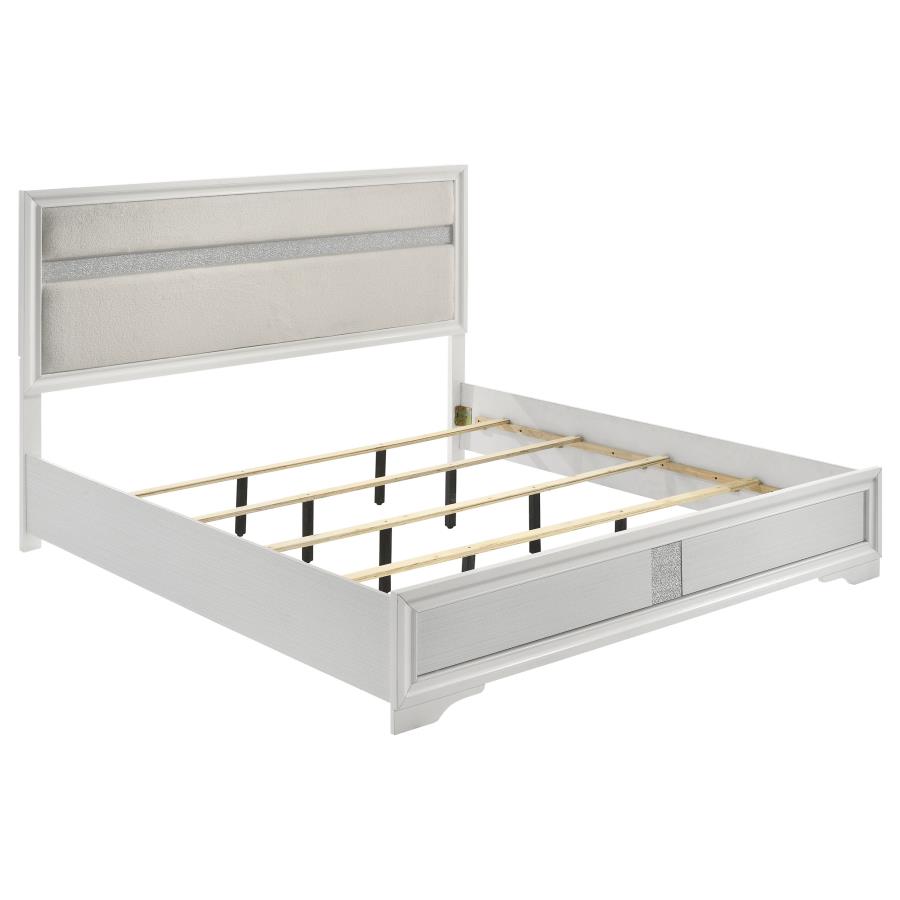 Miranda 4-piece Eastern King Bedroom Set White view 3