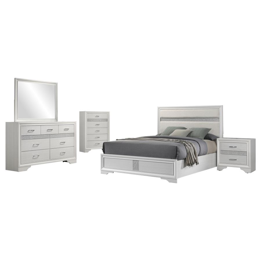 Miranda 5-piece Queen Bedroom Set White view 2