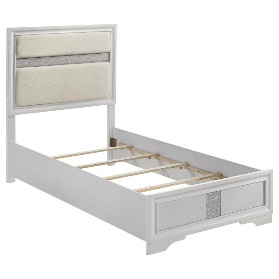 Miranda 5-piece Twin Bedroom Set White view 3