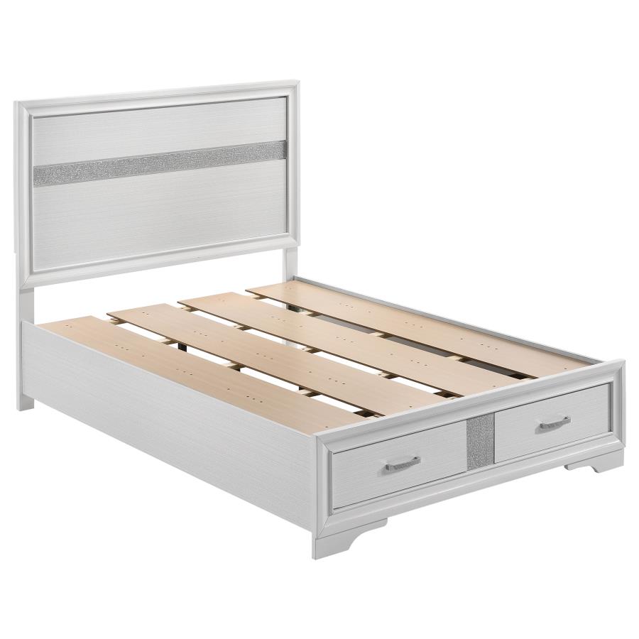 Miranda 4-piece Full Bedroom Set White view 3