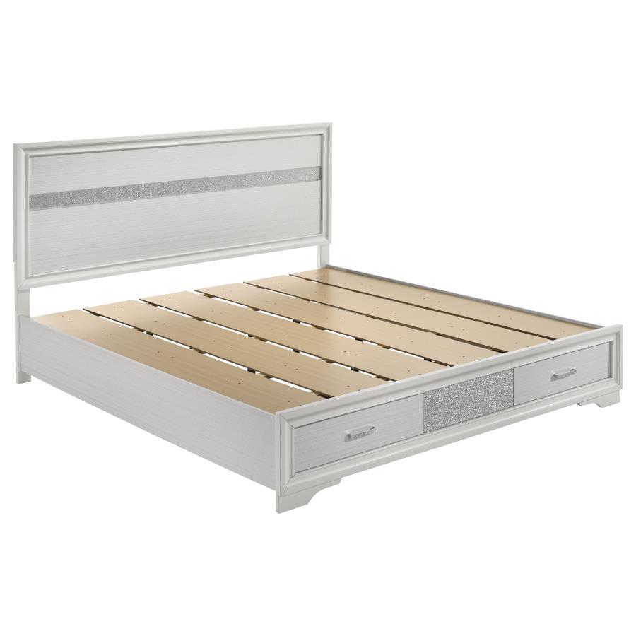 Miranda 5-piece Eastern King Bedroom Set White view 3